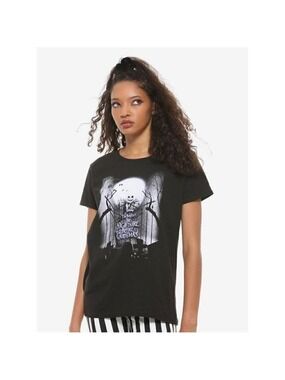 The Nightmare Before Christmas Jack's Poem Girls T-Shirt (Sm)